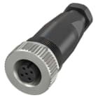 BALLUFF - Bu.M12 ger.4pol.selbstkonf.m Schr.Kl,max 0,75mm² Ltg.Ø 4-6mm