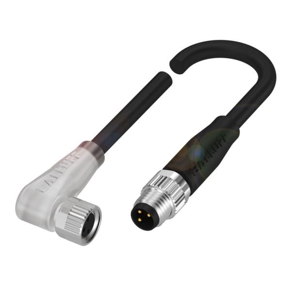 BALLUFF - M8 BU gew-M8 Stk. ger 3 pol 3m PU L