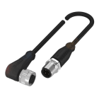 BALLUFF - M12 BU gew M12 Stk. ger 4pol 1m PUR