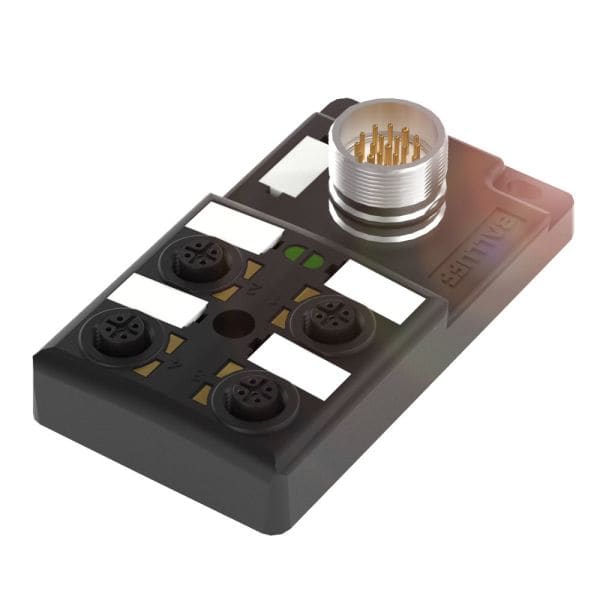 BALLUFF - 4fach M12 Bu 5pol -4A LED 8 M23 19pol