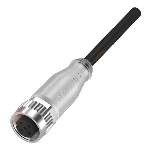 BALLUFF - M12 Buchse ger. 3pol 5m PUR LED gelb