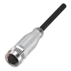 BALLUFF - M12 Buchse ger. 3pol 5m PUR LED gelb