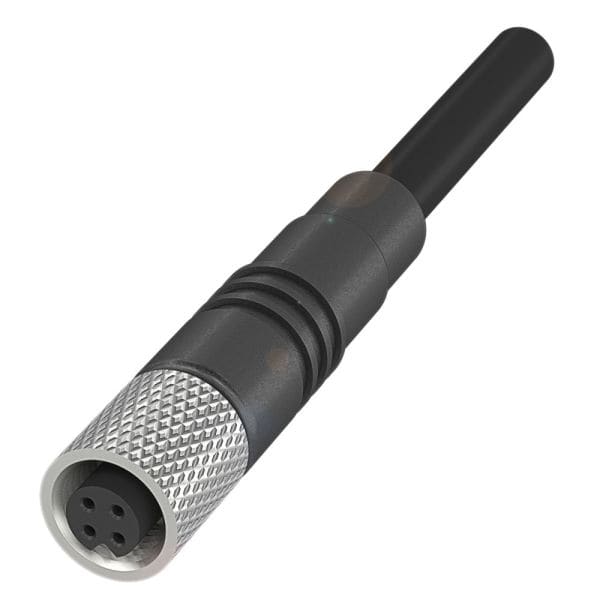 BALLUFF - M5 Buchse ger. 4pol 5m PUR