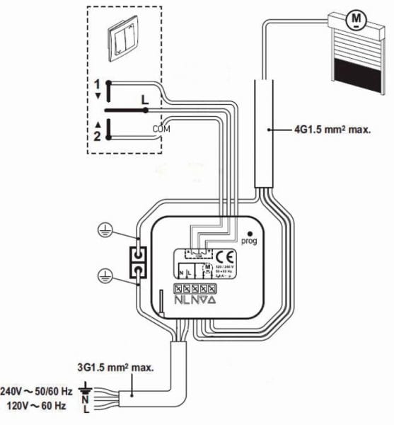 SOMFY - Shutter Inwall Receiver RTS