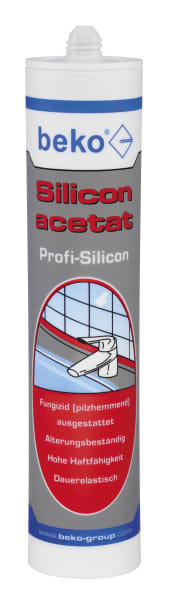 BEKO - Silicon acetat 310 ml silbergrau