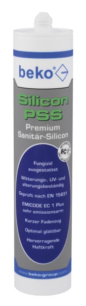 BEKO - Silicon PSS 310 ml pergamon Premium-Sanitär-Silicon