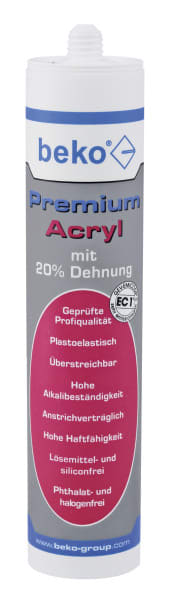 BEKO - Acryl-Dichtstoff 310 ml WEISS