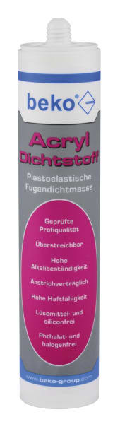 BEKO - Acryl-Dichtstoff 310 ml SCHWARZ