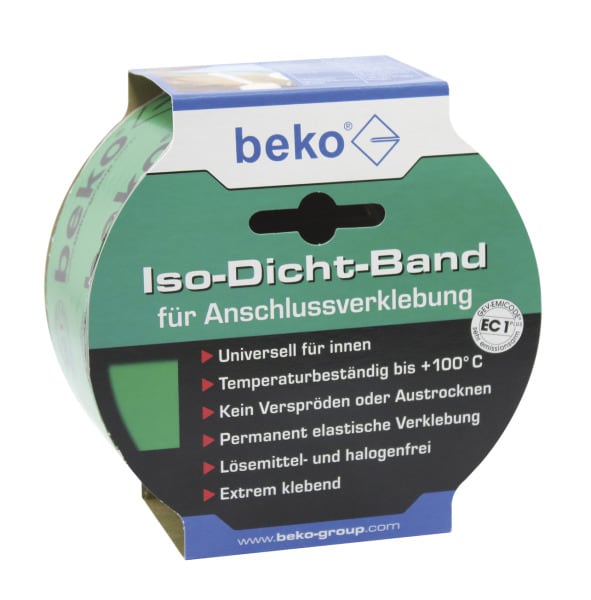 BEKO - Iso-Dicht-Band 60 mm x 25 m grün für Anschlussverklebung
