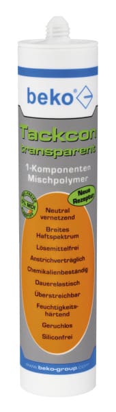 BEKO - Tackcon 310 ml transparent Flexibles 1-Komponenten Mischpoly