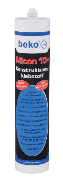 BEKO - Allcon 10+ Konstruktionsklebstoff 310 ml