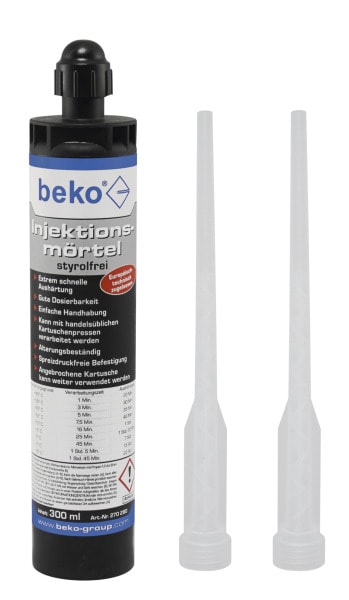 BEKO - beko Injektionsmörtel-Set bestehend aus: 1 x beko Injektion
