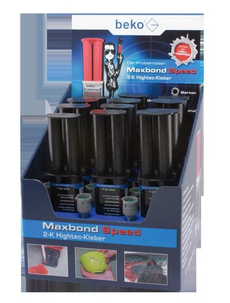BEKO - Display - Maxbond Speed 2-K 28 g, bestückt mit: 12 x Maxbond