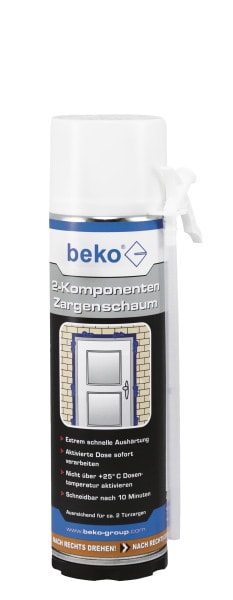 BEKO - beko 2-K Zargenschaum 400 ml 2-Komponenten Polyurethanschaum