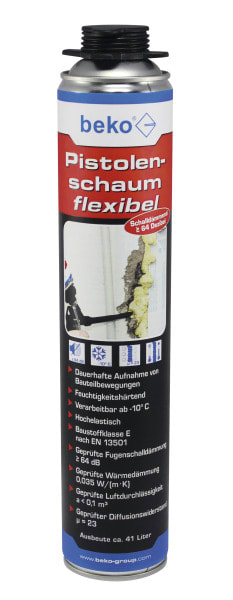 BEKO - beko Pistolenschaum flexibel 750 ml Hochelastisch, 1-Kompone