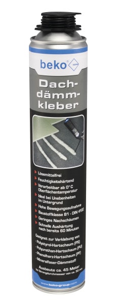 BEKO - Dachdämmkleber 750 ml für NBS-Pistole 1-Komponenten Klebesch