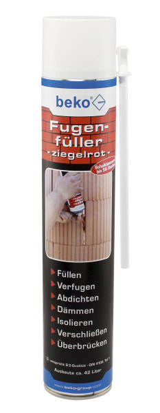 BEKO - beko Fugenfüller -ziegelrot- 750 ml 1-Komponenten Polyuretha