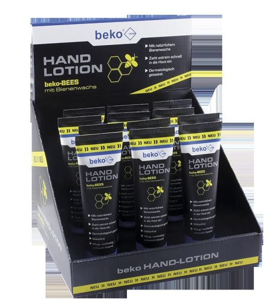 BEKO - Display - Hand-Lotion, bestückt mit:  12 x Hand-Lotion 75 ml