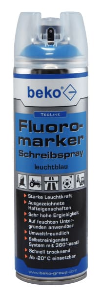 BEKO - TecLine Fluoromarker Schreibspray 500 ml leuchtblau