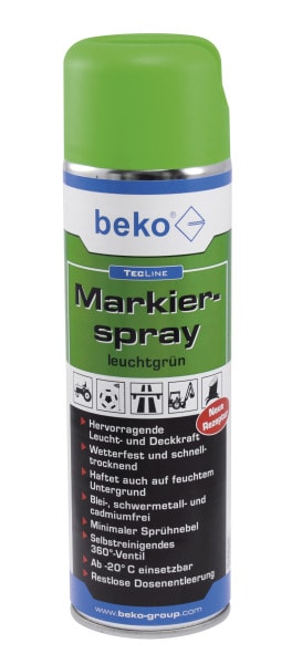 BEKO - TecLine Markierspray 500 ml leuchtgrün