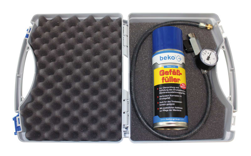 BEKO - SET  TecLine Gefäßfüller-Set im Koffer inkl. Füllarmatur für