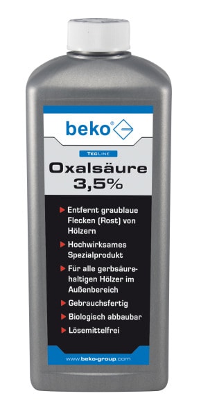 BEKO - TecLine Oxalsäure 3,5% 1000 ml Flasche