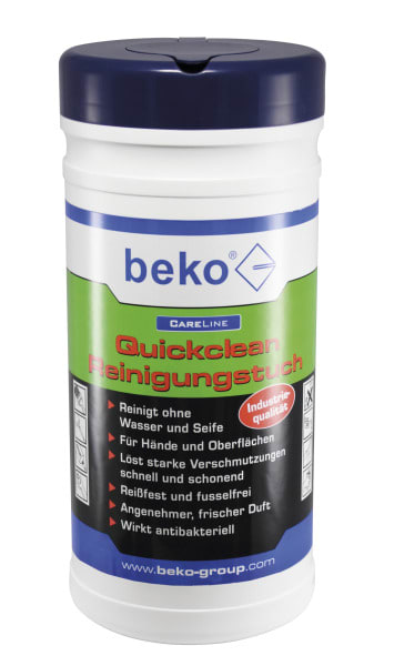 BEKO - CareLine Quickclean Reinigungstuch Inhalt: 100 Tücher, Tuchg