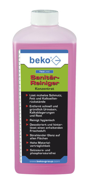 BEKO - TecLine Sanitär-Reiniger -Konzentrat- 1 l Flasche