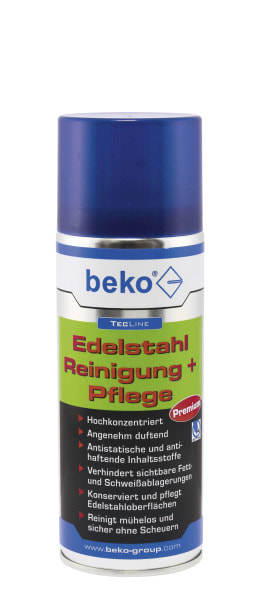 BEKO - TecLine Edelstahl Reinigung + Pflege 400 ml
