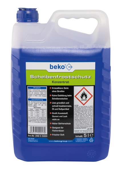 BEKO - Scheibenfrostschutz -Konzentrat- 5 l Kanister