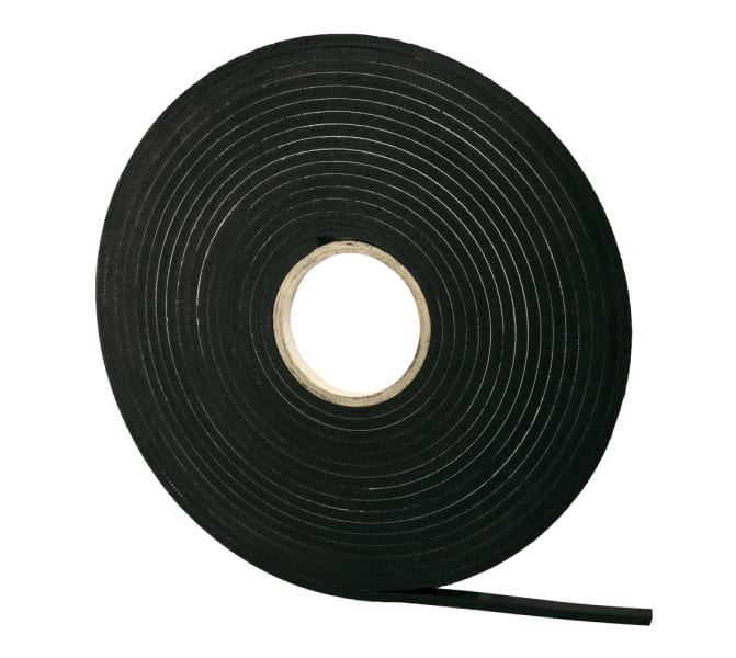 BEKO - TERRASYS Distanz- und Belüftungsband 10x6 mm schwarz, einsei