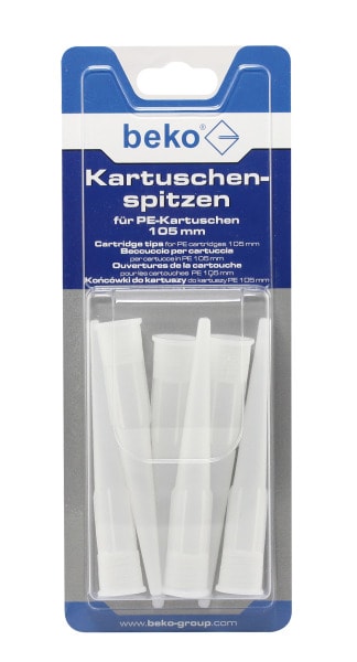 BEKO - Kartuschenspitzen für PE-Kartuschen 105 mm Kartuschenspitze