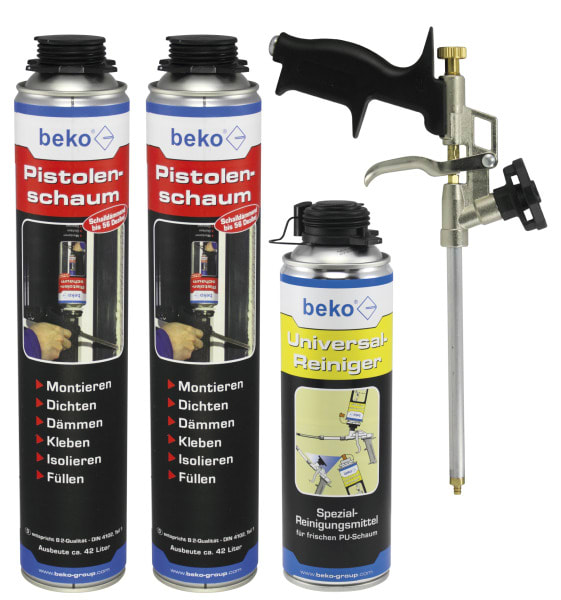 BEKO - SET  NBS Pistolenschaum-Set 'SilverStar' in Trägerschale ein