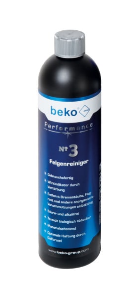 BEKO - Performance No. 3 Felgenreiniger 750 ml Flasche