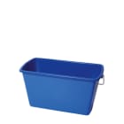 BEKO - Kunststoffeimer 14 l blau, eckig, mit Metallbügel und Griffr
