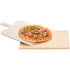 ROMMELSBACHER - Pizza-Brotbackstein,feuerfest,Holzschauf