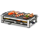 ROMMELSBACHER - Raclette,1500W,8Pfänn,besch.,eckig,chrom