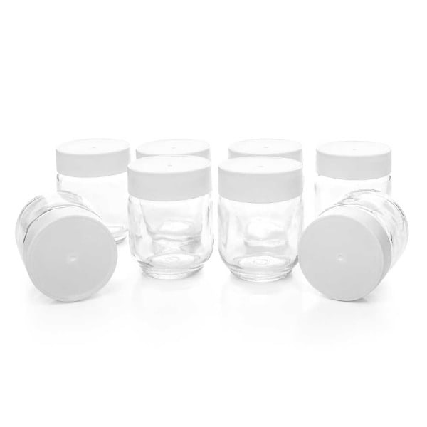 ROMMELSBACHER - Ersatzgläser f. JG40, 8 Stk. á 150ml m. Deckel