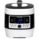 ROMMELSBACHER - Dampfdruck- u. Multikocher 1000W 14Pr. 2St. Timer LCD ws-sw