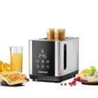 ROMMELSBACHER - Toaster 2Schlitz 800W 9St Auft Aufw Brötchenaufs Disp. edsw