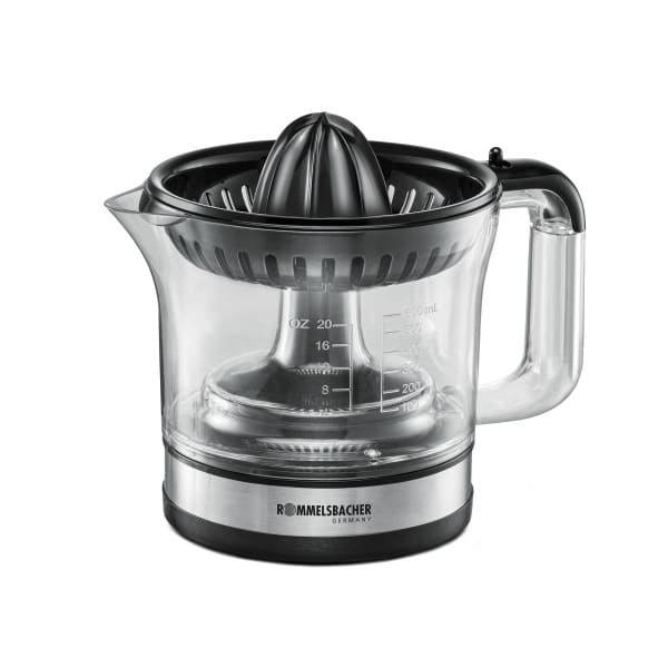ROMMELSBACHER - Zitruspresse 30W 0.6L 2Presskegeln sw-si