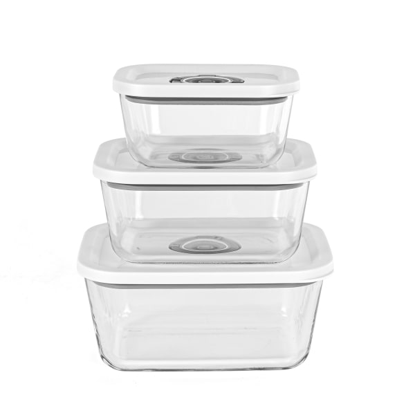 ROMMELSBACHER - Vakuumier-Behälter 3er 350ml/670ml/1100ml