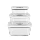 ROMMELSBACHER - Vakuumier-Behälter 3er 350ml/670ml/1100ml