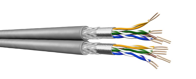 DRAKA - Datenkabel Kat.5e Duplex SF/UTP 2x(4x2xAWG24/1) LSHF 100m
