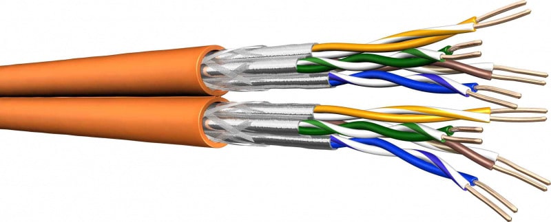 DRAKA - Datenkabel Kat.7 Duplex S/FTP 2x(4x2xAWG23/1) LSHF Dca 500m