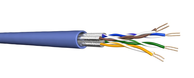 DRAKA - UC500 S27 C6A U/FTPp 4P LSHF GY 1000DW, flexibel f. Patchk.