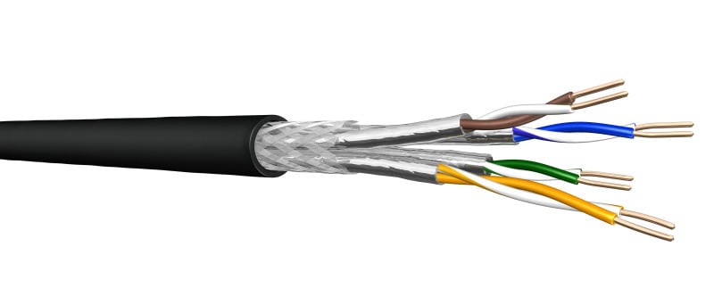 DRAKA - Erd-Datenkabel Kat.7 S/FTP 4x2xAWG23/1 LSHF 100m