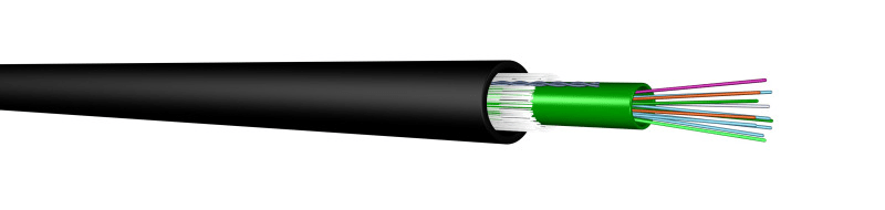 DRAKA - LWL Kabel Singlemode A-DQ(ZN)B2Y 12E9/125µm OS2 PE 3kN