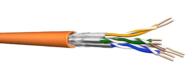 DRAKA - Datenkabel Kat.7 S/FTP 4x2xAWG23/1 LSHF Dca (VPE=100m Ring)