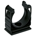 FLEXA - Halter für Wellschlauch, schwarz AD 28,5